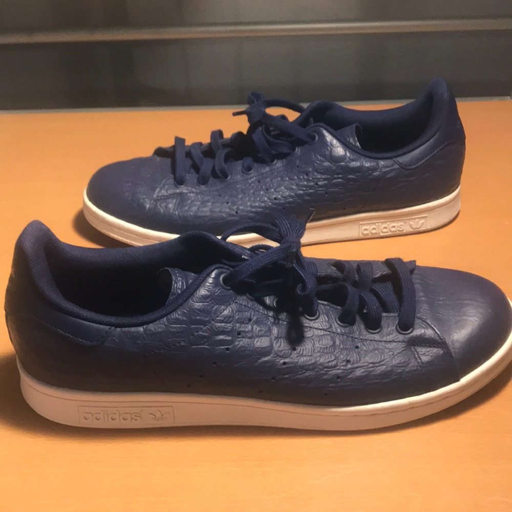 Adidas Stan Smith Blue Leather Size 11